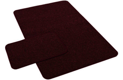 York Twist Runner and Doormat - Wine